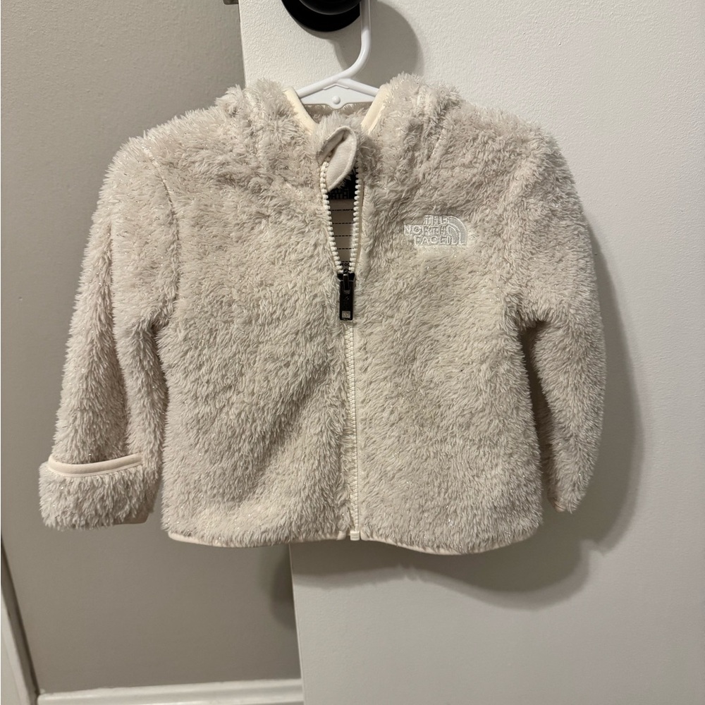 The North Face Beige Fleece Infant Jacket